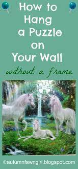 Framing a jigsaw puzzle with tape is another option. How To Hang A Puzzle On Your Wall Without A Frame Puzzle Frame Puzzle Piece Art Diy Projects Gifts