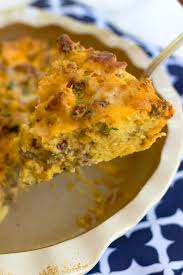 Today i got the bright idea to make cornbread stuffing. Cheesy Sausage Cornbread Quiche A Southern Soul