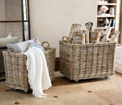 Avery Rolling Storage Baskets Rolling Storage Baskets Living Room Storage Baskets Wicker Storag Living Room Storage Gold Living Room Decor Living Room Wood