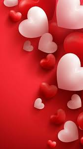 Valentine Red White Heart Love Wallpaper Download Love Wallpaper Cute Love Wallpapers