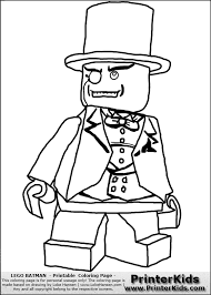 Lego super heroes colouring pages. Penguin Lego Coloring Pages T14 Coloring Pages Valid