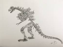 Zand W On Twitter Drawing Sketching Godzilla Godzillaskeleton Skeleton Drawings Art Pencildrawing Ã´ã¸ã© Fanart Madebyzand How to draw realistic godzilla step by step. zand w on twitter drawing sketching