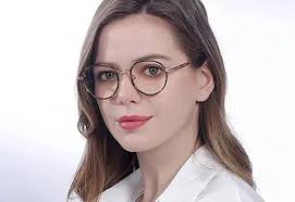 Gray Full-Rim Eyeglasses