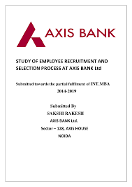 Doc Axis Bank Sakshi Rakesh Academia Edu