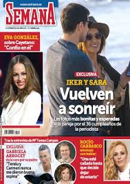 La presentadora no necesita mucho para el look cañero que ha elegido sara consta de vaqueros rasgados en tono negro y formato pitillo (porque sí. Iker Casillas Sara Carbonero Iker Casillas And Sara Carbonero Semana Magazine 12 February 2020 Cover Photo Spain
