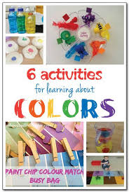 Everyday learning activities for toddlers personalized children s. 6 Activities For Learning About Colors Learning Colors Preschool Colors Color Activities