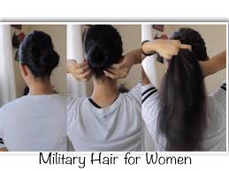 How To Create A Navy Approved Bun With A Twist Youtube Military Hair Womens Hairstyles Long Hair Styles