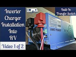 How to install an inverter in your rv. Aims Inverter Day 1 Charger W Built In Transfer Switch Install Off Grid Full Time Rv Living Youtube