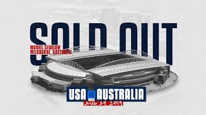 Usa kicks off olympic women's soccer in 1996. Usa Vs Australia Men S National Team August 24 Exhibition Game Sold Out