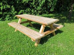 Holen sie sich das biergarten feeling mit selbst zusammengestellten outdoor möbeln die perfekt in ihren außenbereich passen. Tisch Bank Kombination Ohne Lehne Erwachsene Freispiel Spielplatze Spielgerate