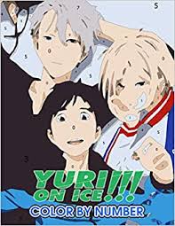 Yuri on ice victor coloring pages. Yuri On Ice Color By Number Yuri On Ice Color Book An Adult Coloring Book For Stress Relief Evans Dominic Amazon Es Libros