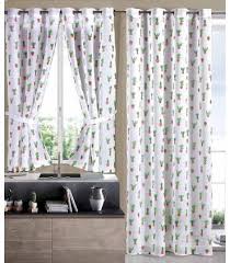 Entre e conheça as nossas incriveis ofertas. Cortina Visillo Cocina Puerta Y Ventana Cactus El Mejor Precio Textilesld
