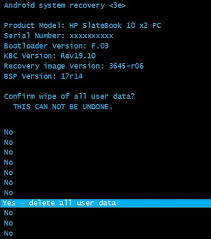 Android jelly bean adalah nama kode yang diberikan kepada versi kesepuluh dari android sistem operasi seluler yang dikembangkan oleh google, yang mencakup tiga pelepasan poin utama (versi 4.1 hingga 4.3.1). Performing A Factory Reset Recovery On Your Hp Slatebook X2 Android 4 3 4 2 Jelly Bean Hp Customer Support