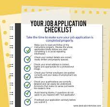 Documents needed when applying for a job. Best Job Application Tips
