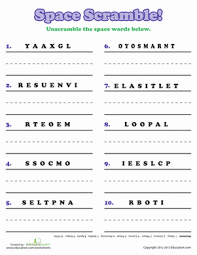 Word search puzzle options puzzles where the words do not share any letters are faster to generate and easier to solve. 3rd Grade Word Scramble And Searches Worksheets Education Com