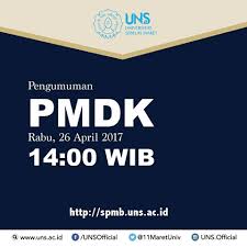 2.36k twitter mentions and 6 google+ votes. Universitas Sebelas Maret Infouns Pengumuman Hasil Pmdk Uns 2017 Pengumuman Pmdk Uns Bisa Dilihat Pada Hari Ini Rabu 26 April 2017 Pukul 14 00 Wib Di Laman Spmb Uns Http Spmb Uns Ac Id Pmdk Pmdkuns