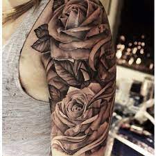 Girlie Half Sleeve Started Today Half Sleeve Tattoos Designs Rose Tattoos For Men Tattoos