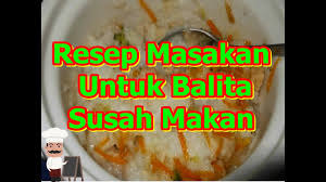 Resep Masakan Untuk Balita Susah Makan