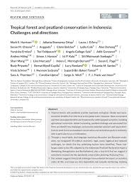 Pdf Tropical Forest And Peatland Conservation In Indonesia Challenges And Directions