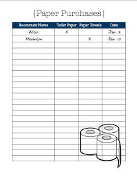 Chore Charts Organizational Tips For Living With Roommates