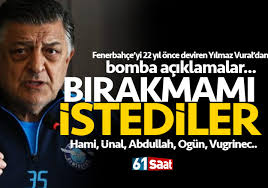 Spor toto 1'inci lig'de sezona şampiyonluk hedefiyle başlayan adana demirspor, hakan kutlu'dan boşalan teknik direktörlük görevine yılmaz vural'ı getirdi. Yilmaz Vural Bombaladi Trabzonspor Dan Ayrilmami Istediler