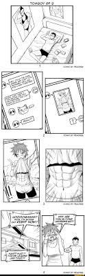 TOMBOY GF BY 2 COMIC BY PEACHBS BY WHY APE our RIGHT NOW// LINDEPRWE Ae?/  HAH??? WAIT// YOU'RE LEAVING LIKE THAT?/ 4 COMIC BY PEACH88 - iFunny