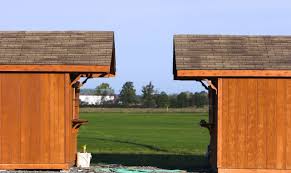 Some sections of old, unpainted shingles and siding may look darker than others. Paint Vs Stain On Cedar Siding For Home Eco Paint Inc By Cal Phillips Medium