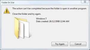 Remember, though, that when you delete a file or folder in windows, it's not really gone. How Do I Delete A Folder That S In Use Super User