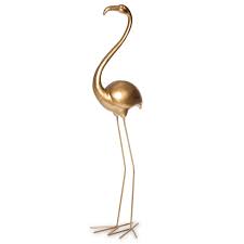 Gold Metal Pink Flamingo Ornament H 100 Cm Maisons Du Monde Flamant Rose Flamant Decoration Flamant Rose