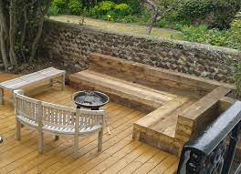 Browse affordable sofa beds online. 11 Sleeper Seating Ideas Garden Seating Sleepers In Garden Railway Sleepers Garden