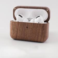 Wooden Bumper Shockproof Protective Case For Apple Airpods Pro In 2020 Airpods Pro Protective Cases Bumpers