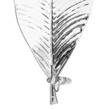 Candles are an elegant way to enhance the visual appeal of any space. Large Silver Leaf Wall Hanging Candle Holder Silver Candle Holder
