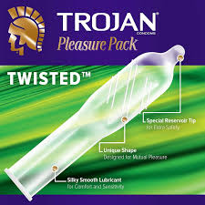 6 Pack - TROJAN Pleasure Pack Latex Condoms 12 Each