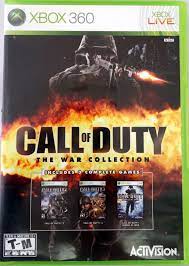 Call Of Duty The War Collection Xbox 360 2010 3 Complete Games Call Of Duty Xbox 360 Call Of Duty World