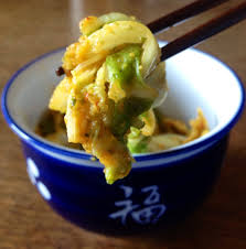 Kimchi Michsauer Vergorenes Gemuse Aus Korea Lebensmittel Essen Kimchi Essen