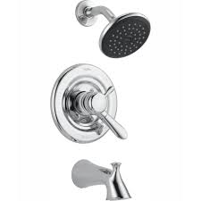 Delta shower faucet parts that fit, straight from the manufacturer. Delta Lahara Single Handle 1 Spray Tub And Shower Faucet In Chrome Valve Included 174938 The Home Depot