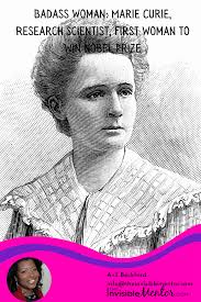 Swipe left and right to see more photos 8 (of 10) on 25 june 1903 marie curie defended her doctoral thesis on radioactive substances at université de la sorbonne in paris, thus becoming the first woman in france to receive a doctoral degree. Badass Woman Marie Curie Research Scientist First Woman To Win Nobel Prize Laptrinhx News