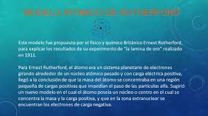 Ensayo modelo atomico de rutherford rutherford no estaba satisfecho con el modelo atomico de thompson ; Modelos Atomicos Historia De Los Diferentes Principales Modelos Atomicos Cesar David Galvis Bohorquez Ppt Descargar