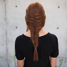 How to do a mermaid braid step by step. Floating Fishtail Mermaid Braid Confessions Of A Hairstylist