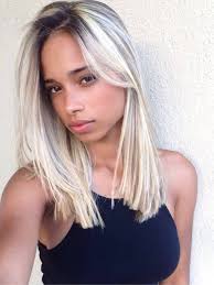 Blond or fair hair is a hair color characterized by low levels of the dark pigment eumelanin. Golden Blonde Hair Color On Dark Skin Novocom Top