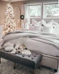 Christmas Decor Ideas House Of Five Master Bedroom Winter Bedroom Decor Christmas Bedroom Master Bedrooms Decor