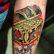 6 «fire and brimstone» «fuego y azufre» john f. Tatuaje De Cofre Del Tesoro Realizado En Nuestro Centro De La Vaguada De Madrid Tattoo Tattoos Tattooed Tattooing Tattooist Tattooart Tattooshop Tat