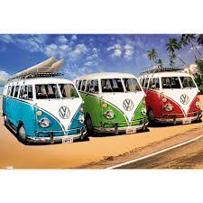 Vw transporter 1959 bulli t1 bus fahrertür mit seitenscheiben schiebefenster. Wandbild Volkswagen Bulli T1 90 Cm X 60 Cm Kaufen Bei Obi