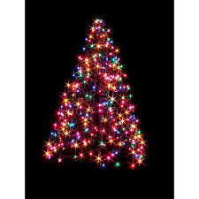 Crab Pot Trees 4 Ft Indoor Outdoor Pre Lit Led Artificial Christmas Tree With Green Frame And 240 Clear Lights G4c Led The Home Depot