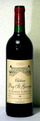 10 november 2014 chateau saint georges puy st georges st georges 1996 saint emilion bordeaux frankreich noch ein zweitwein und zwar einer den ich