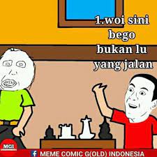 Kaget, lagi main catur tiba tiba tersekakkk youtube lucu. Meme Gold Herp Main Catur Danas Facebook