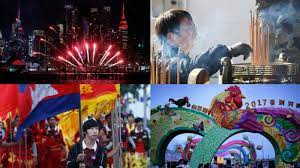 Asian New Year Celebration Lunar New Year Celebrations Light Up The Sky Across The World