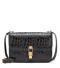 It looks like you're using artstation from europe. Carre Small Croc Effect Leather Shoulder Bag Saint Laurent Mytheresa