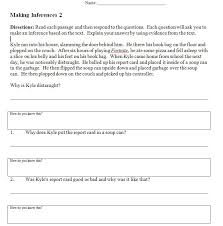 This Website Provides Worksheets For Students To Practice Making Inferences From Text The Answe Inference Reading Comprehension Worksheets Making Inferences Free worksheets on text structure: reading comprehension worksheets