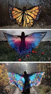 Dorota Drzewiecka Kreiert Tucher Die Flugel Verleihen Schmetterlingsschals Schmetterlingsflugel Fantasie Kostume Kostumvorschlage